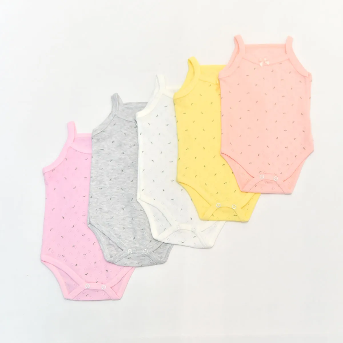 Baby Bodysuit — Jacquard, Sleeveless — 3-6-9 months — 2042OK