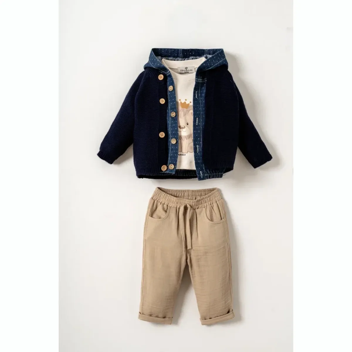 Boys' Outfit Set — Set pieces: 4 — 6-9-12-18 months — 2744SS