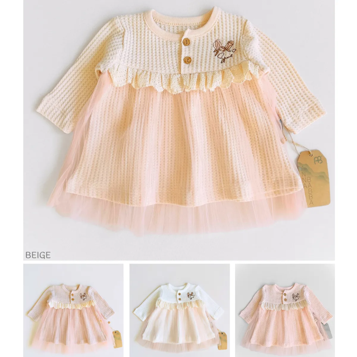 Dress — 3-6-9-12 months — 20257AN