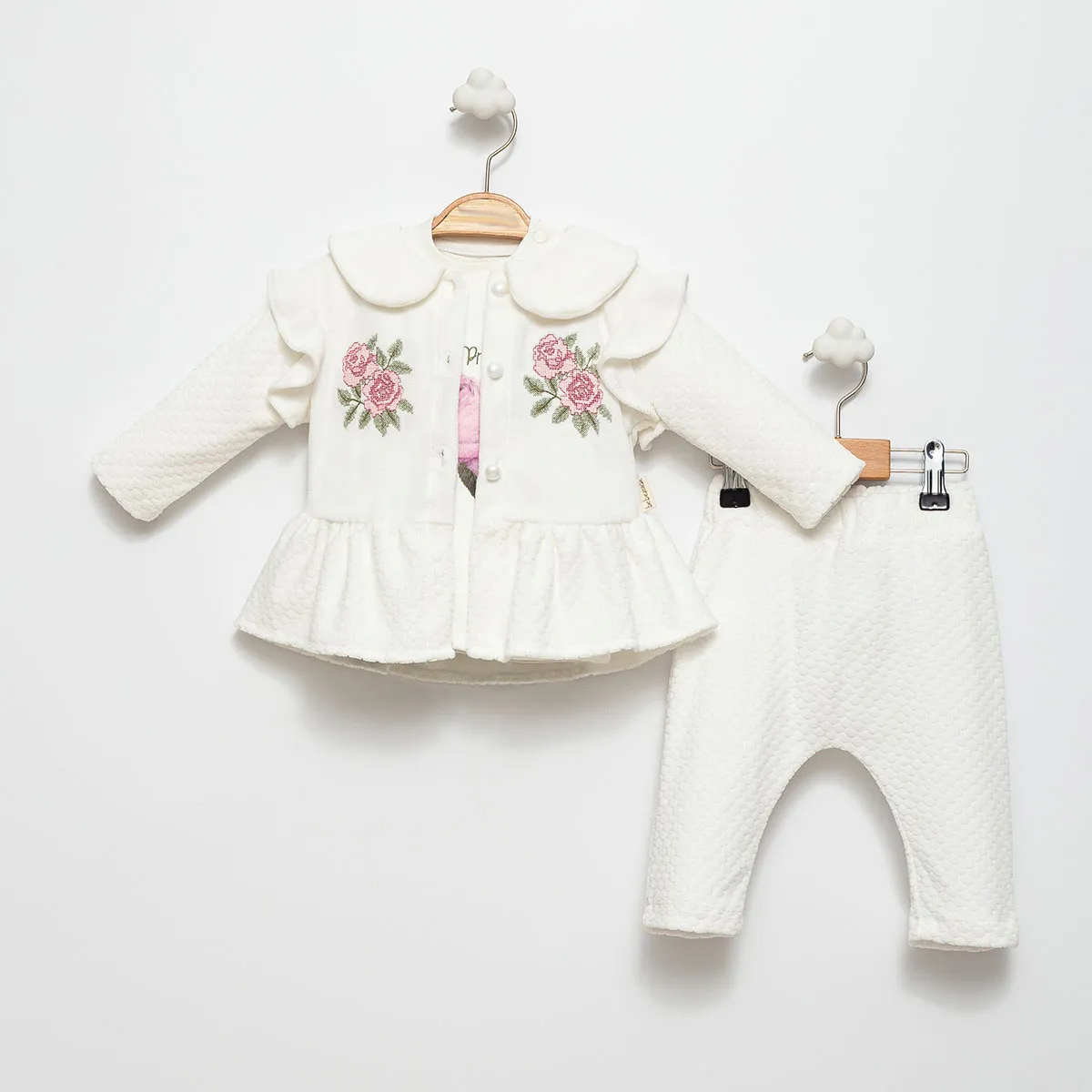 Girls' Outfit Set — Embroidery — 9-12-18-24 months — 871BZ