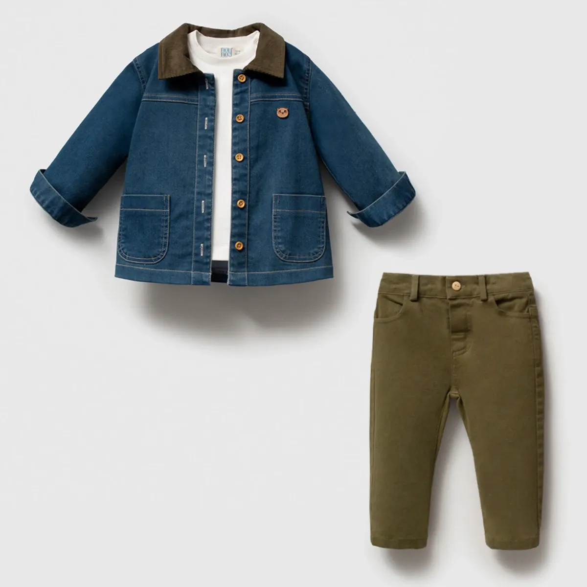 Boys' Outfit Set — Denim — Set pieces: 3 — 9-24 months — 5201NY