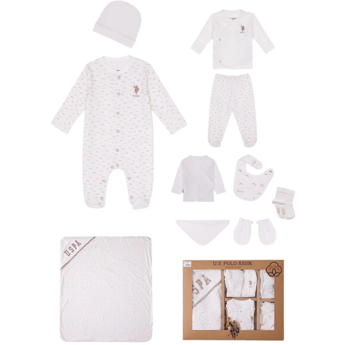 Newborn Going-Home Set — Set pieces: 10 — 0-3 months — 2021US