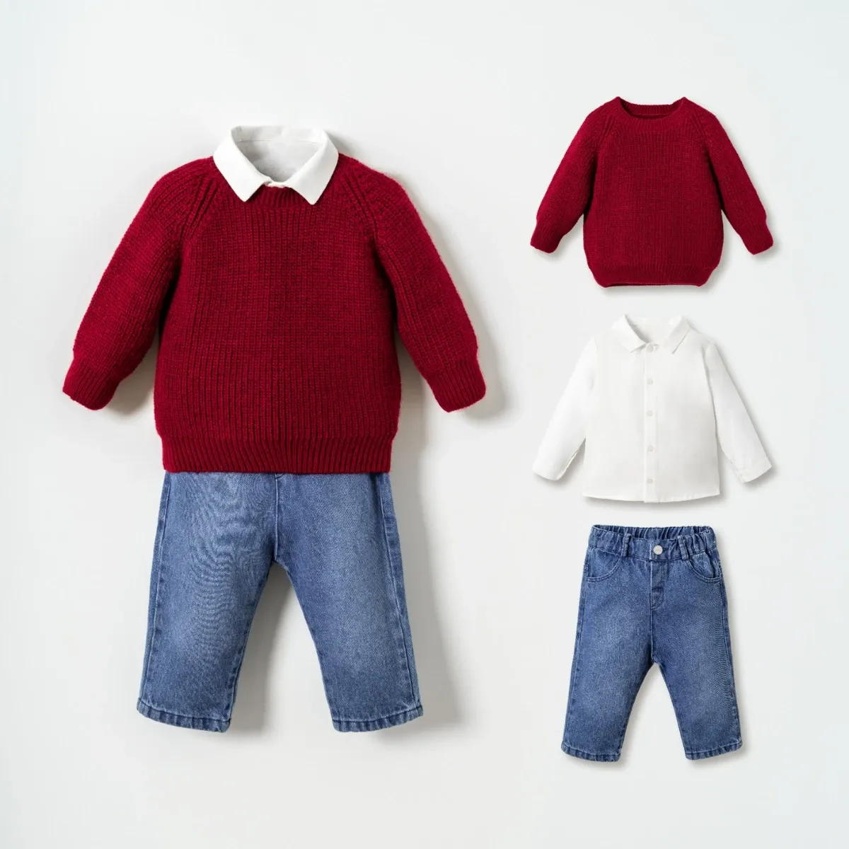 Boys' Outfit Set — Knit fabric — 9-24 months — 4713MY