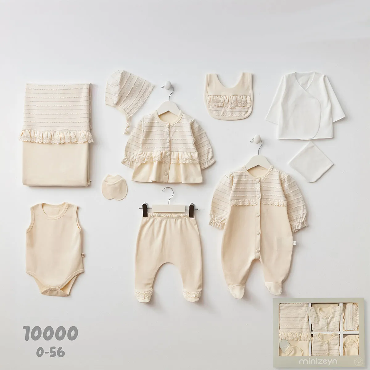 Newborn Going-Home Set — Set pieces: 10 — 0-3 months — 10000MZ