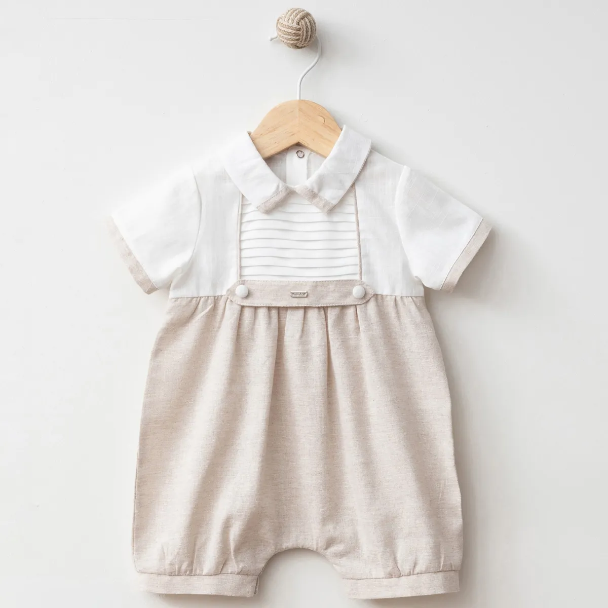 Baby Jumpsuit — Linen — 3-6-9-12 months — 4221MY