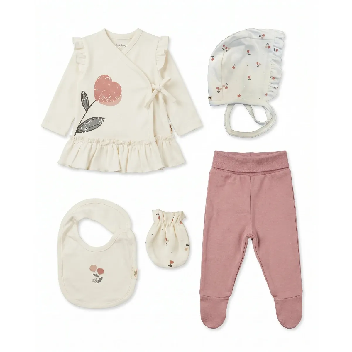 Newborn Going-Home Set — PRETTY THINGS — Set pieces: 5 — 0-3 months — 3091OC