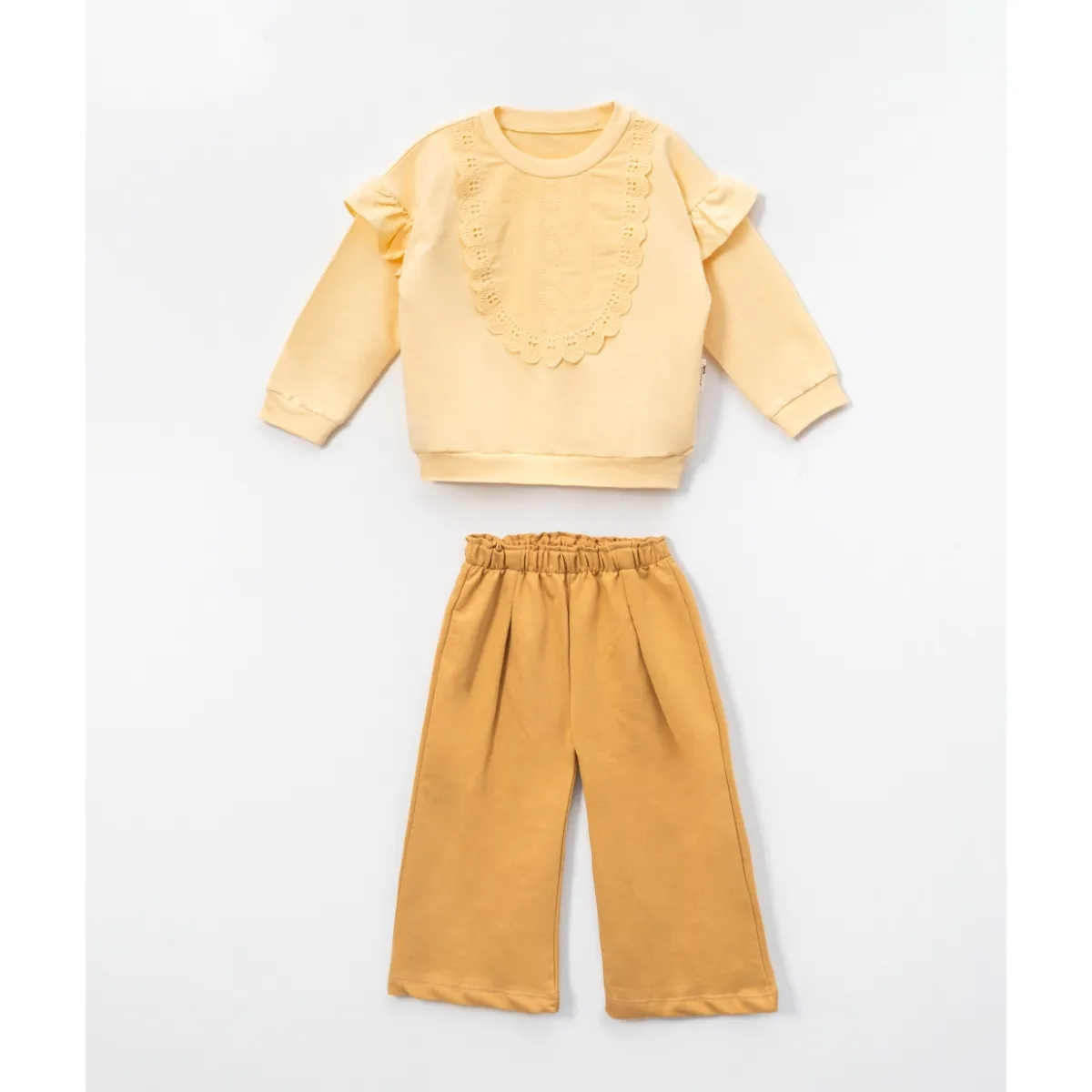 Girls' Outfit Set — Broderie detail — Set pieces: 2 — 3-4-5-6 years — 2829VO