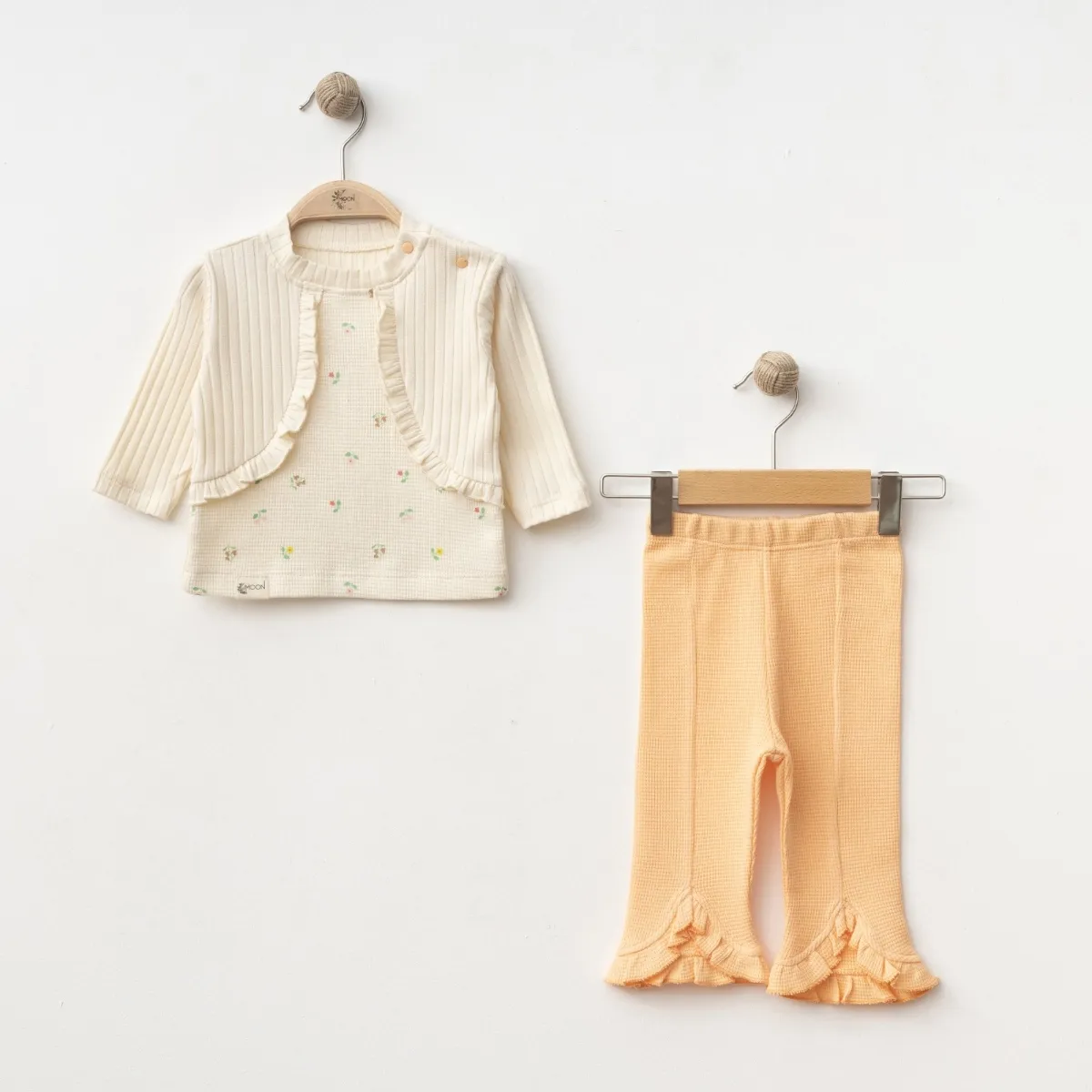 Girls' Outfit Set — Floral motif — Set pieces: 2 — 6-24 months — 1047DB