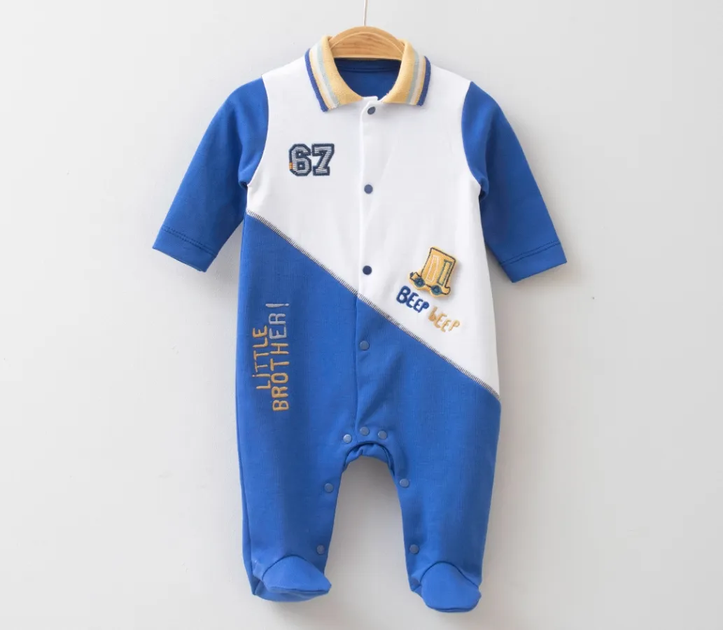 Baby Jumpsuit — Covered feet — 0-9 months — 5387MY