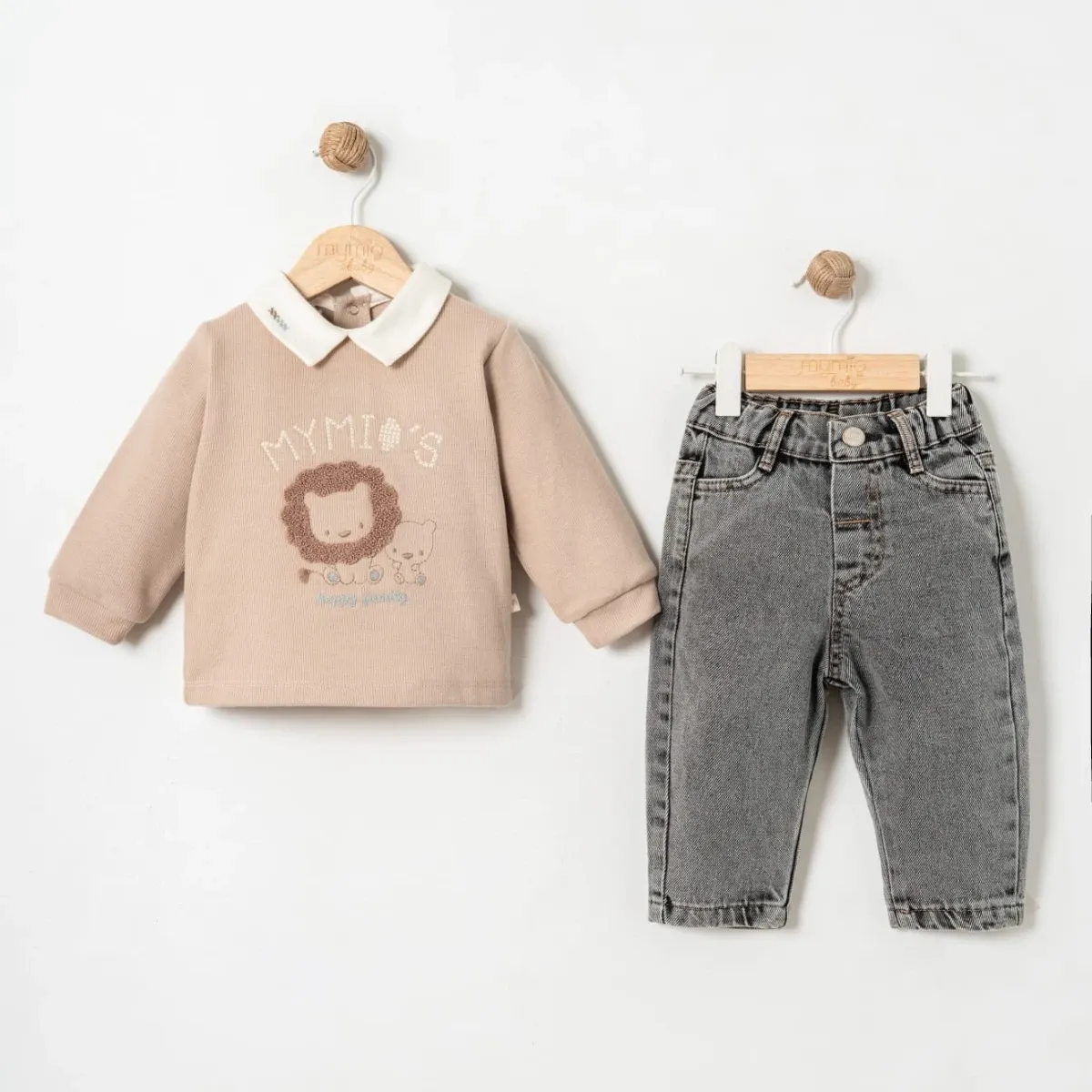 Boys' Outfit Set — Embroidery — 9-24 months — 4649MY