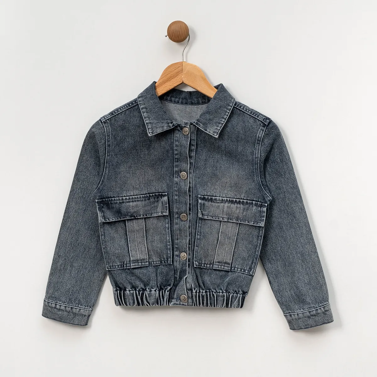 Coat — Embroidery, Denim — 5-6-7-8 years — 7409OV
