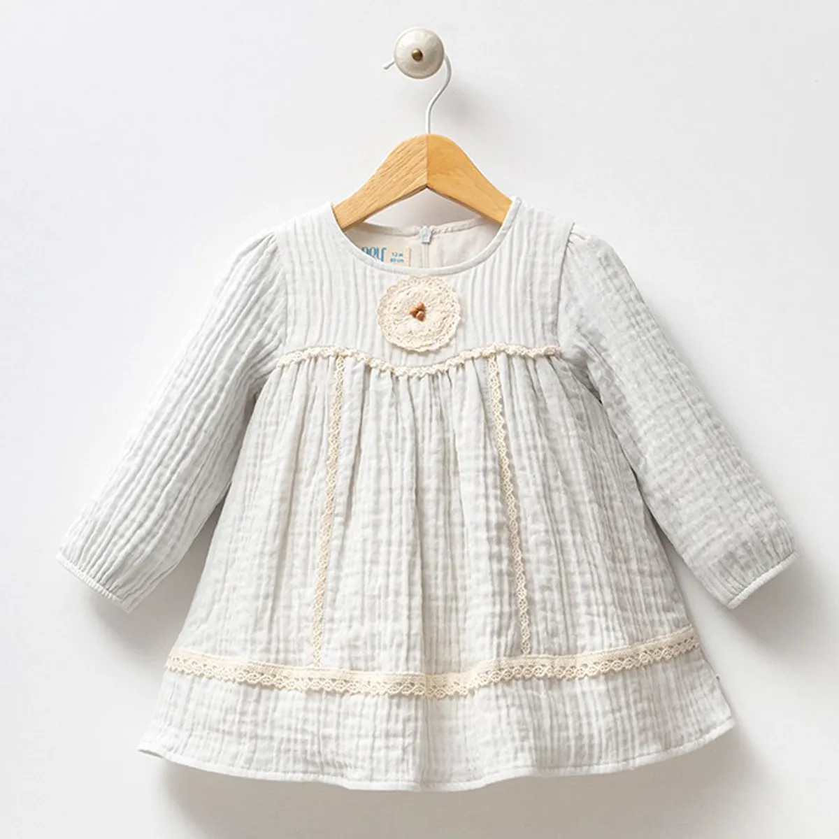 Dress — Muslin — 6-9-12-18 months — 5101NY