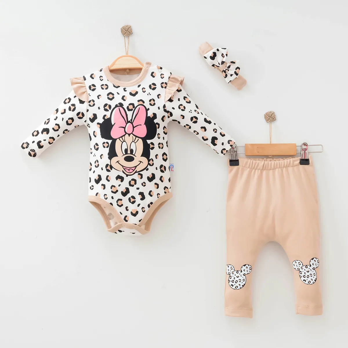 Girls' Outfit Set — Leopard pattern — Set pieces: 2 — 6-9-12 months — 23124CY