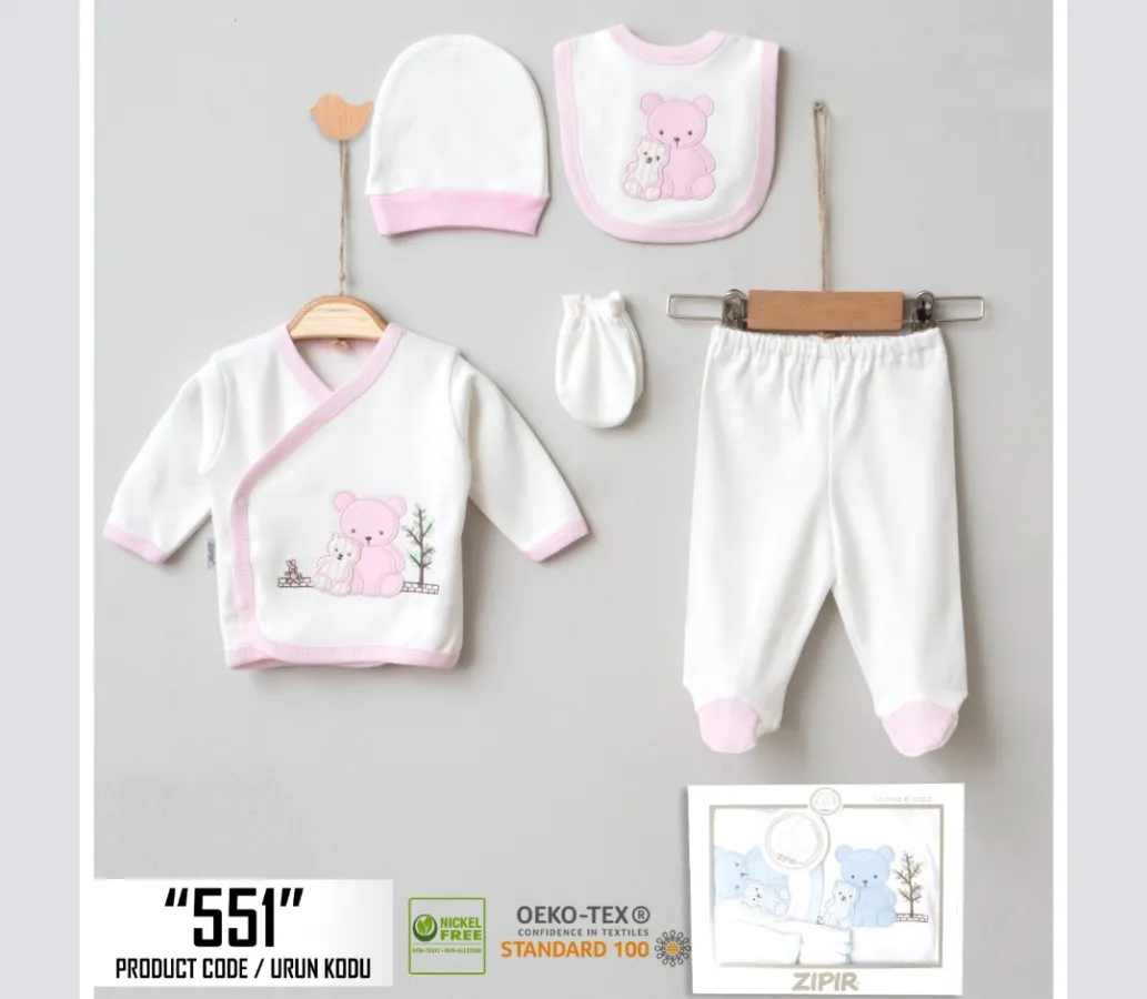 Newborn Going-Home Set — Set pieces: 5 — 0-3 months — 551ZP