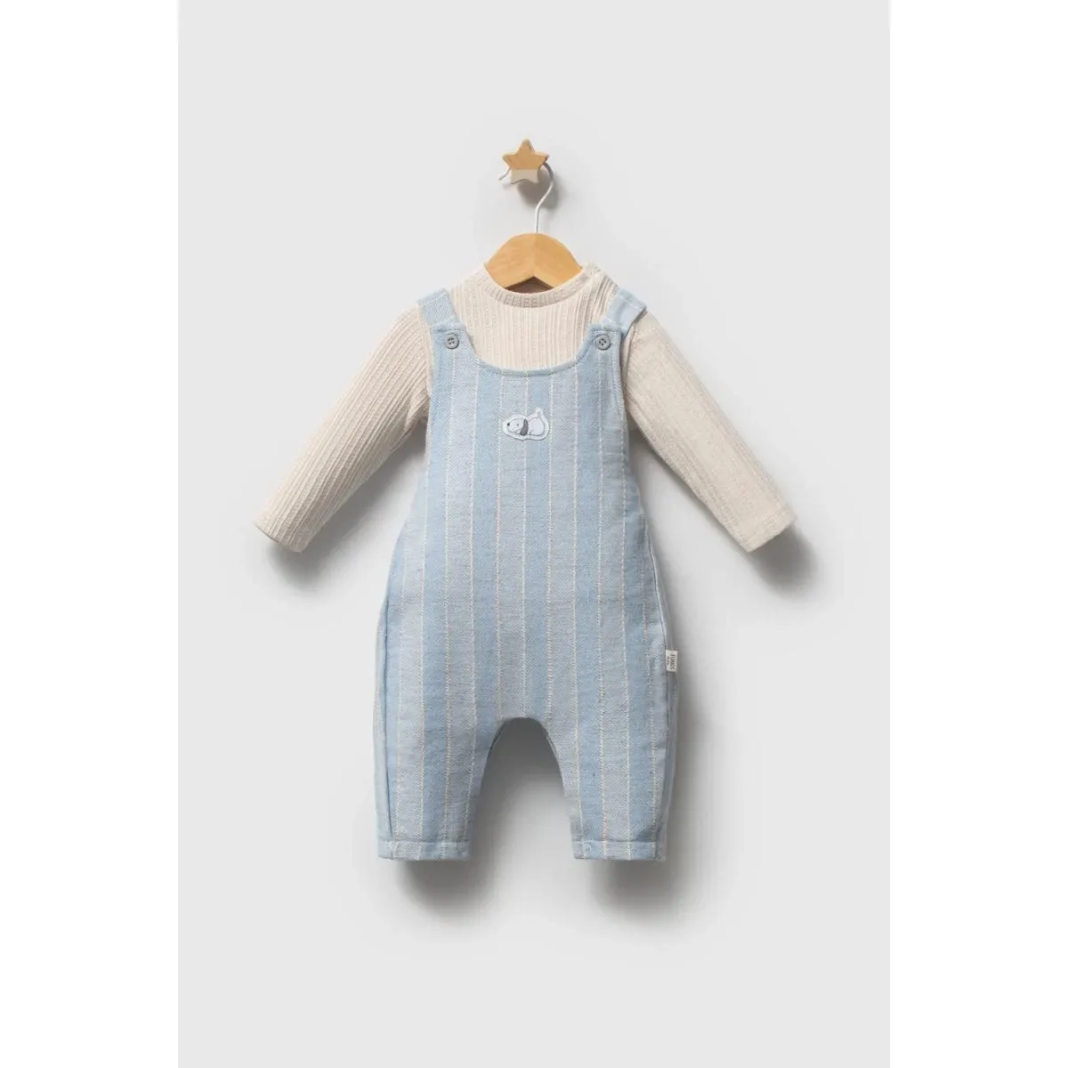 Overalls — Stripes — 3-6-9 months — 5972T