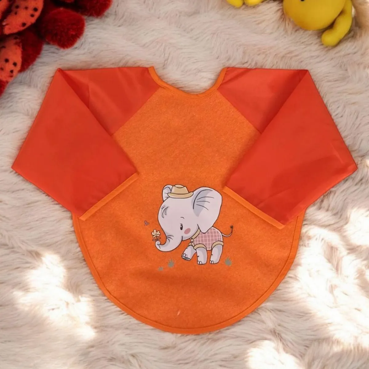 Baby Bib — Elephant motif — 7861BD