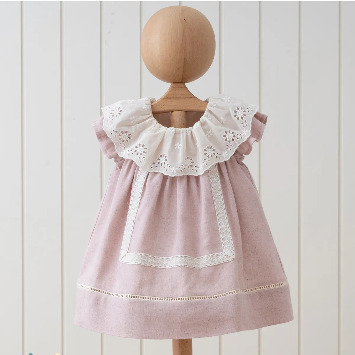 Dress — Linen — 6-9-12-18-24 months — 5554MN