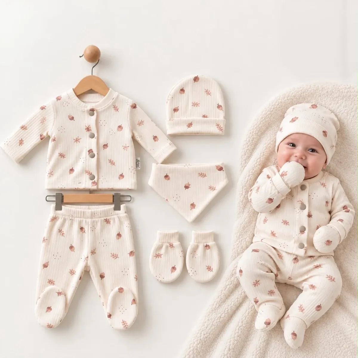 5-Piece Newborn Going-Home Sets – 26215CY | Wholesale