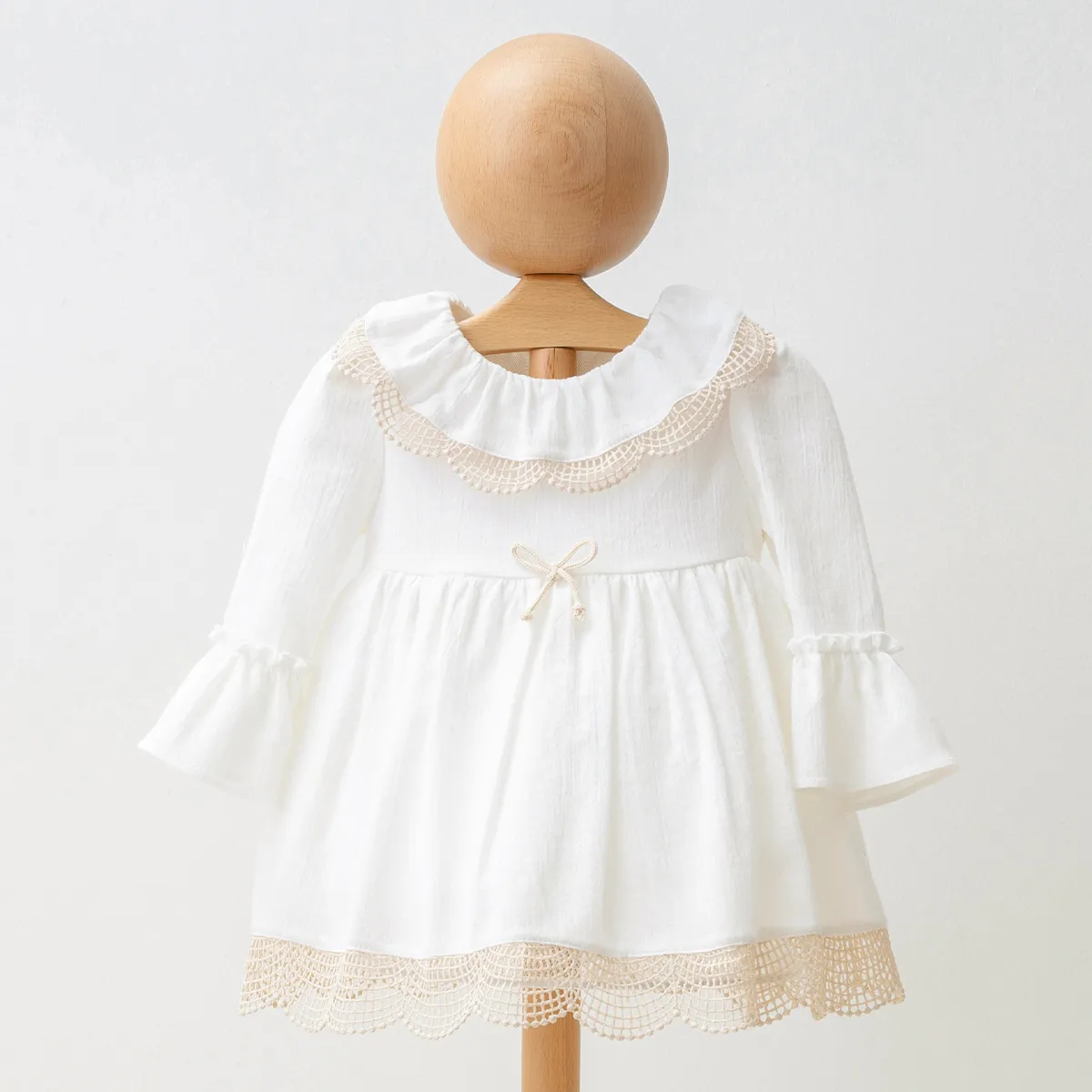 Dress — Broderie detail, Crinkle texture — 6-9-12-18-24 months — 4266MY
