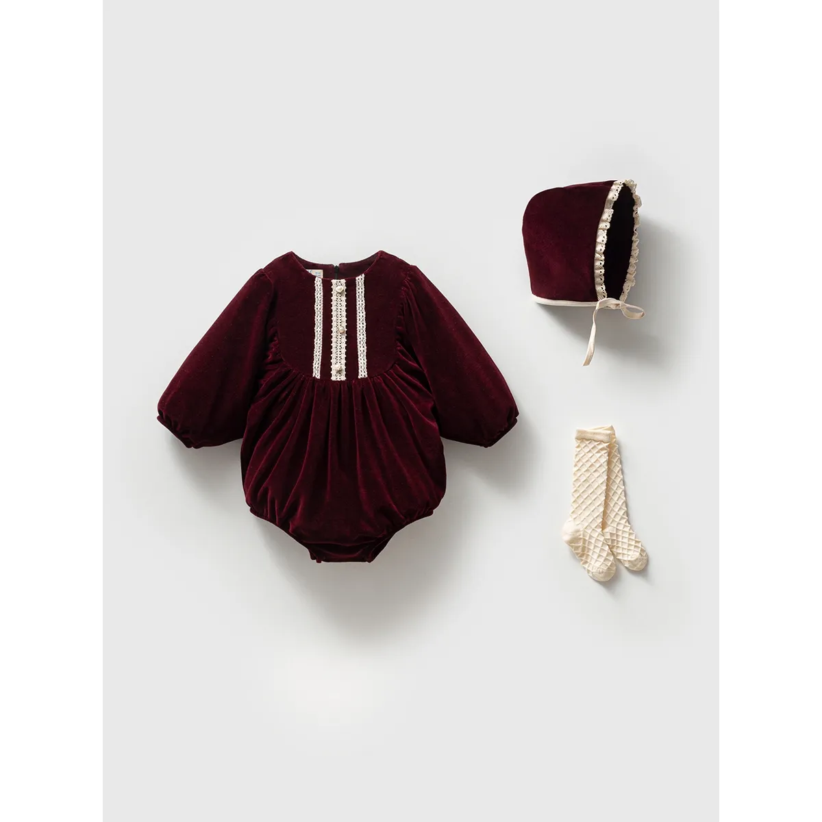 Baby Romper — Velvet — 9-24 months — 9342NY