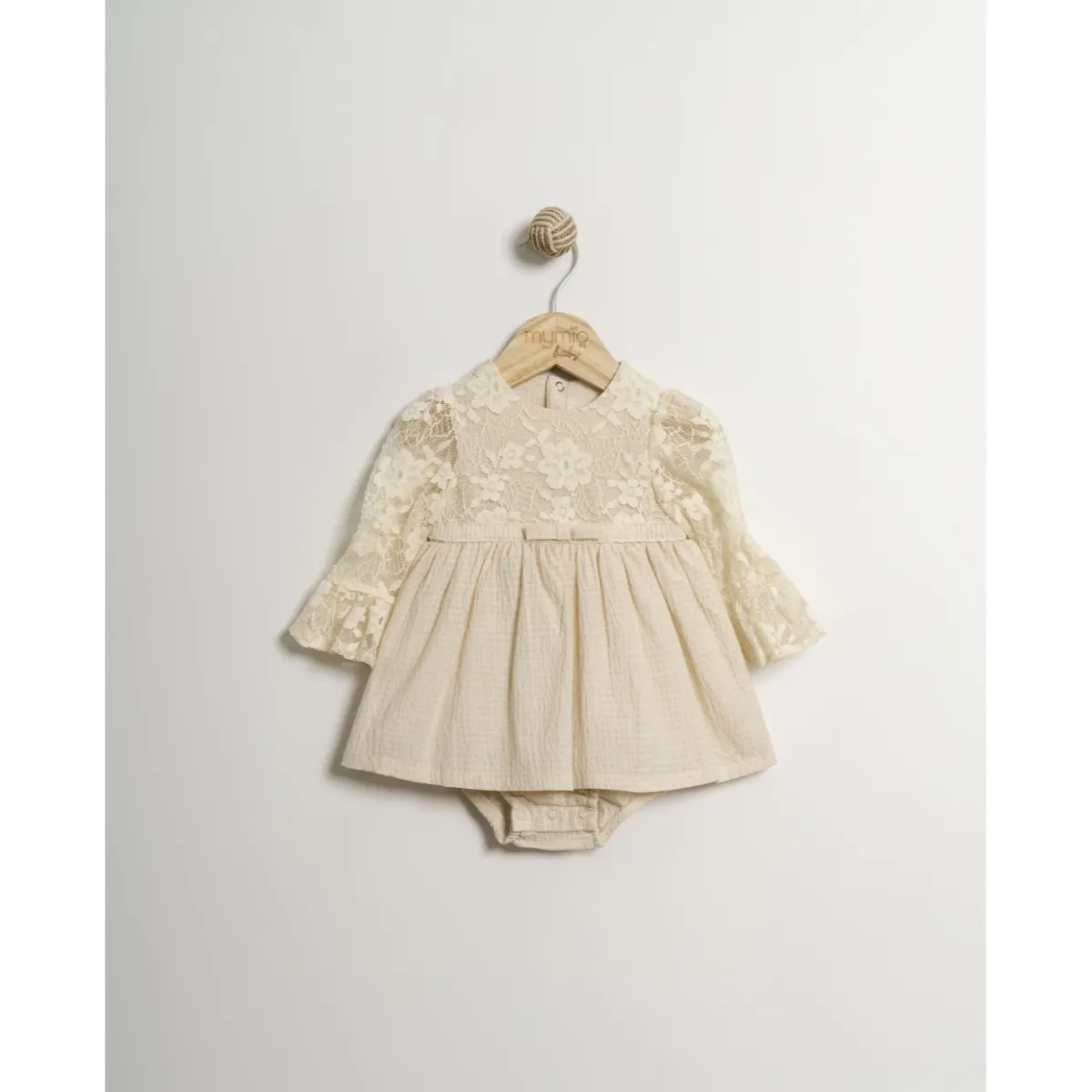 Dress — Lace detail — 3-6-9-12 months — 4504MY