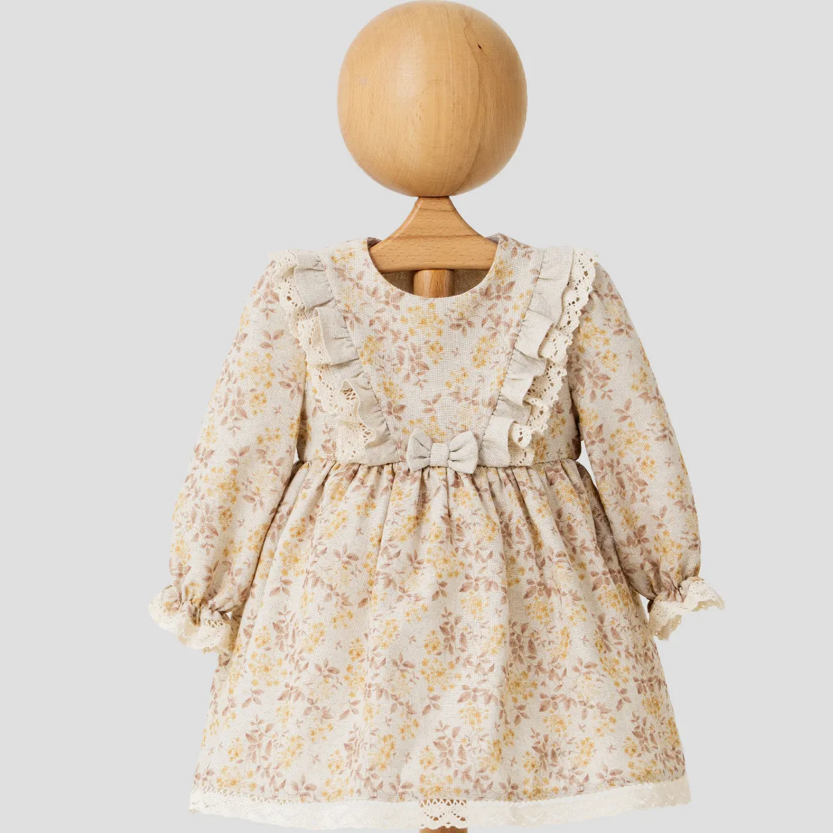 Dress — Print, Linen, Sleeveless — 6-9-12-18-24 months — 4413MY