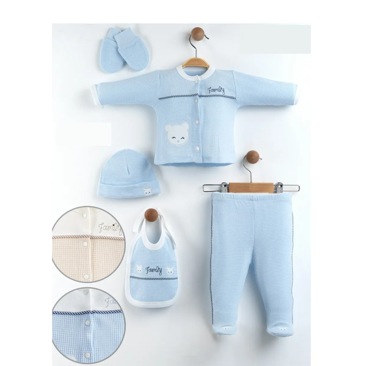 Newborn Going-Home Set — Set pieces: 5 — 0-3 months — 0503TT
