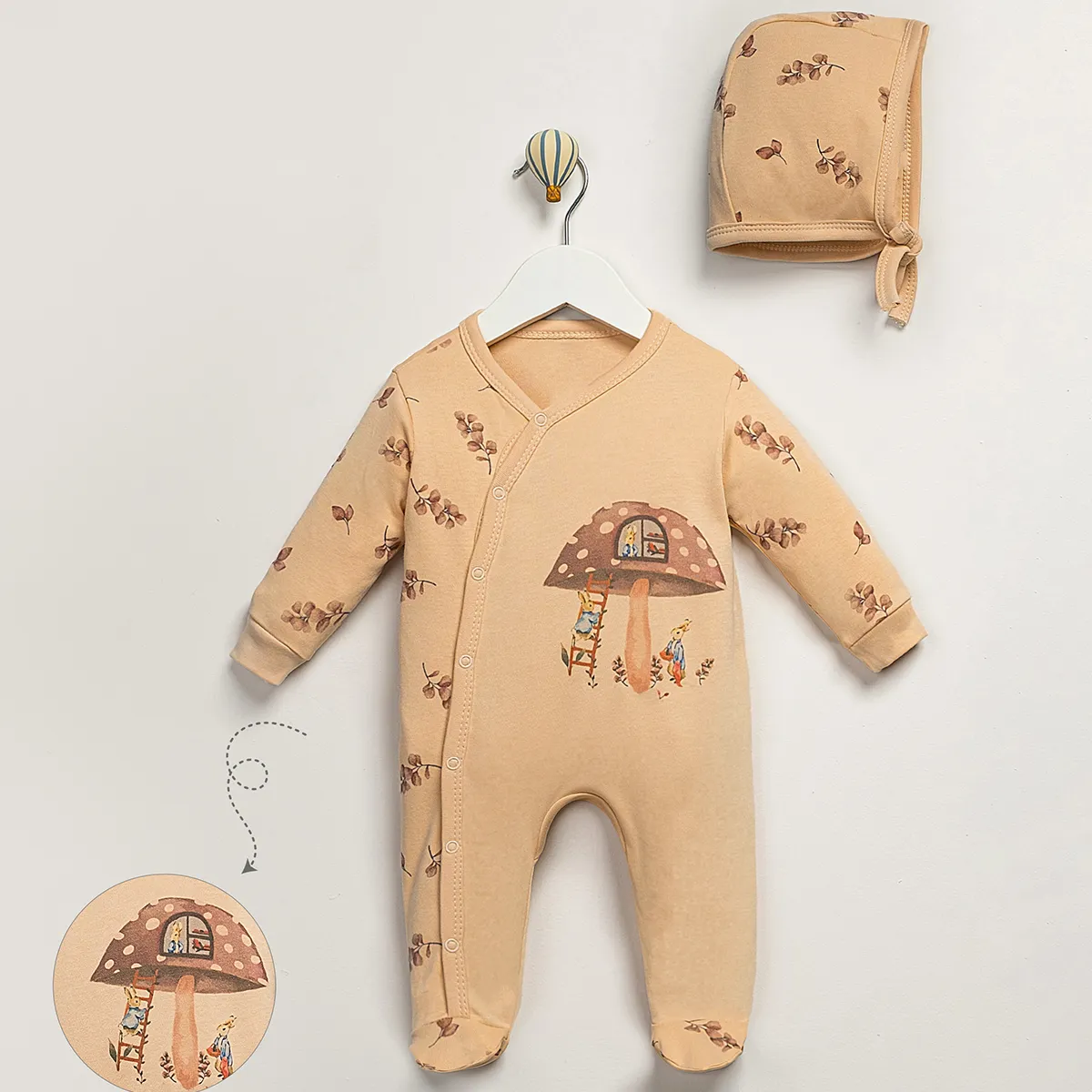 Baby Jumpsuit — Print, Sleeveless — 0/3-0/3-3/6 months — 1042LV