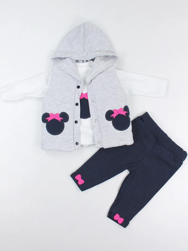 Girls' Outfit Set — Set pieces: 3 — 6-12-18 months — 0162HP