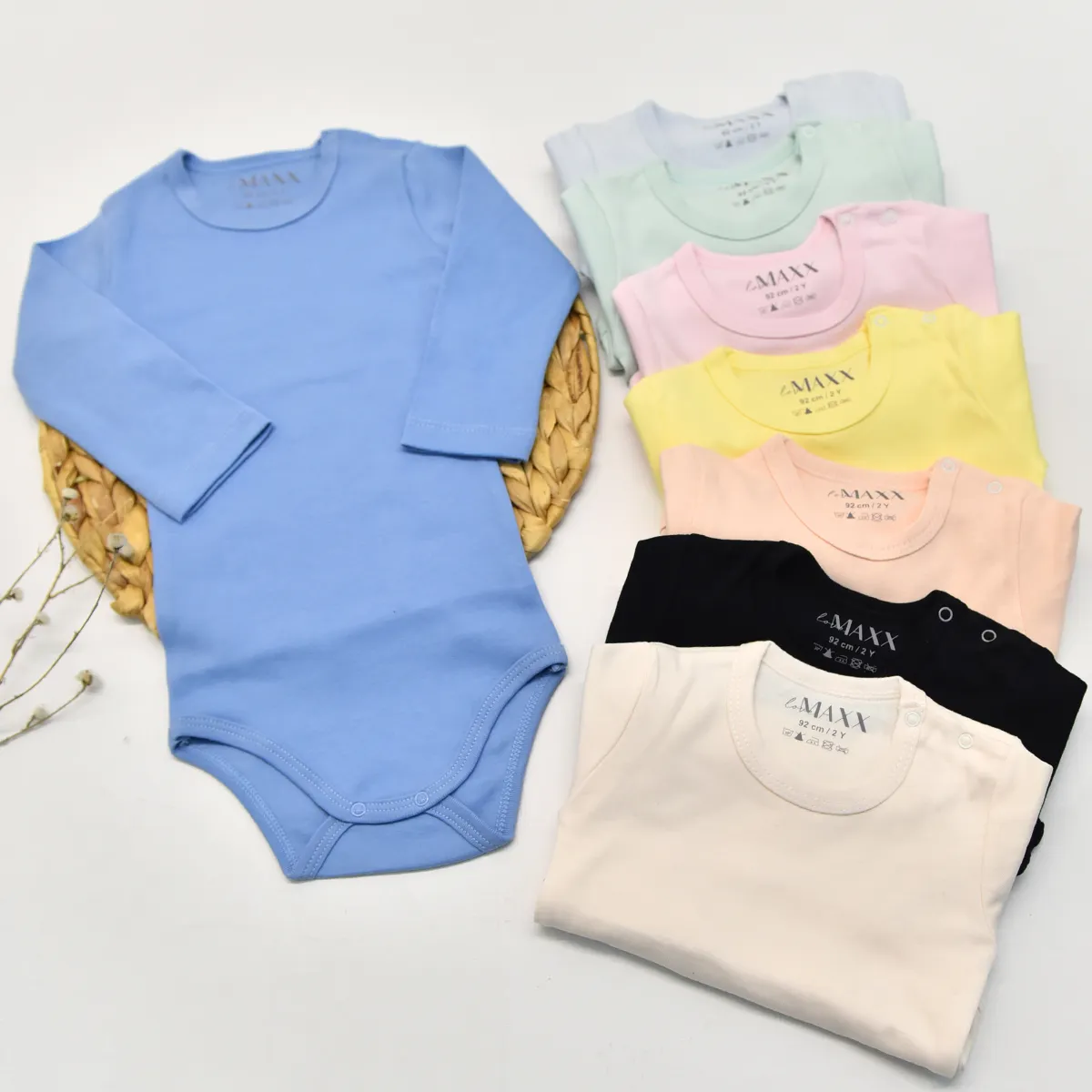 Baby Bodysuit — Long sleeves — 2-3-4 years — 4866LV