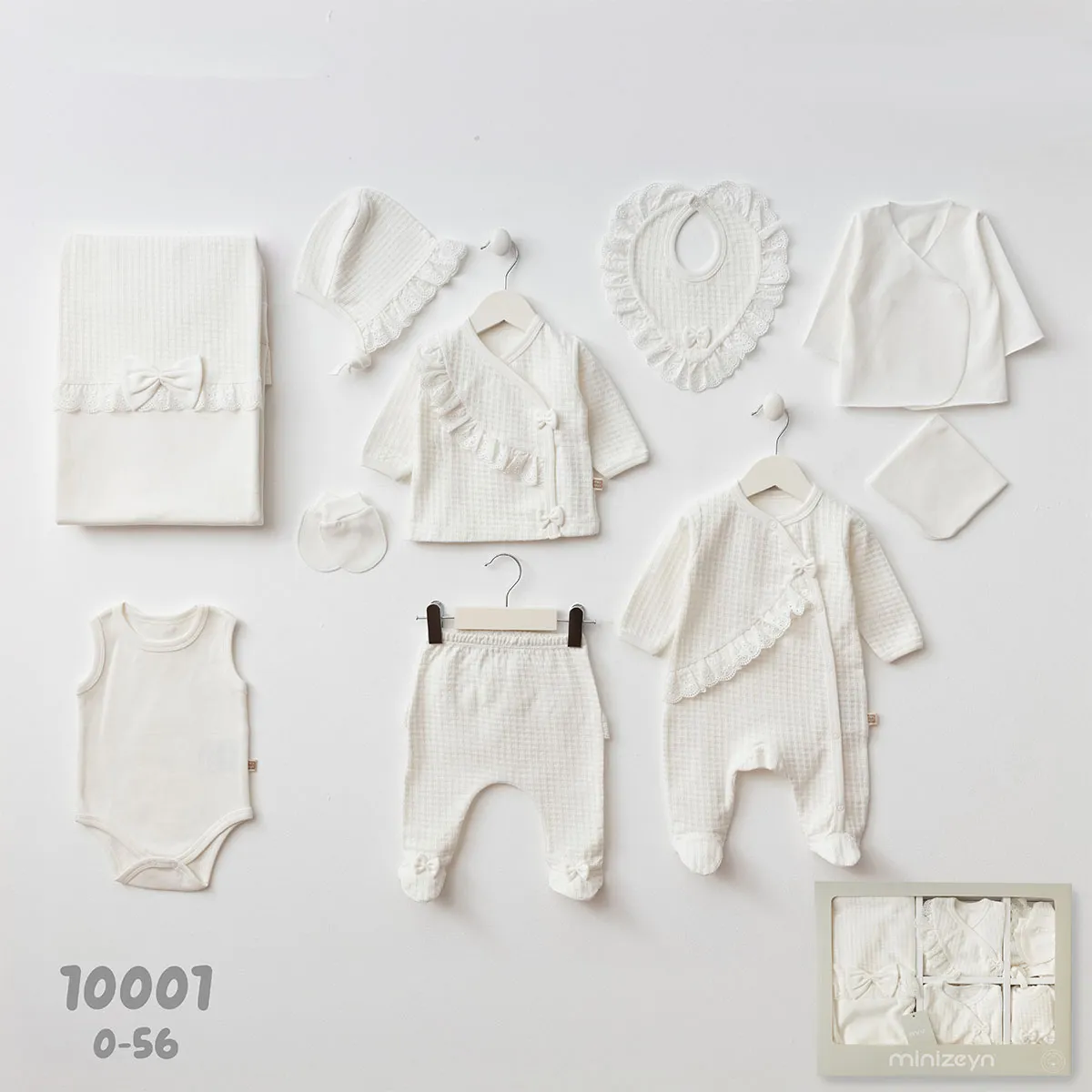 Newborn Going-Home Set — PRETTY — Set pieces: 10 — 0-3 months — 10001MZ