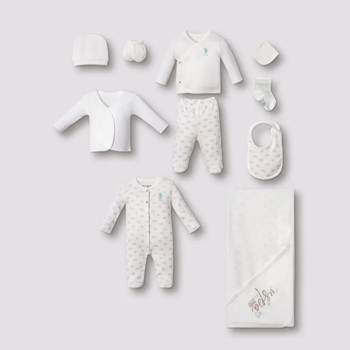Newborn Going-Home Set — Set pieces: 10 — 0-3 months — 3200US