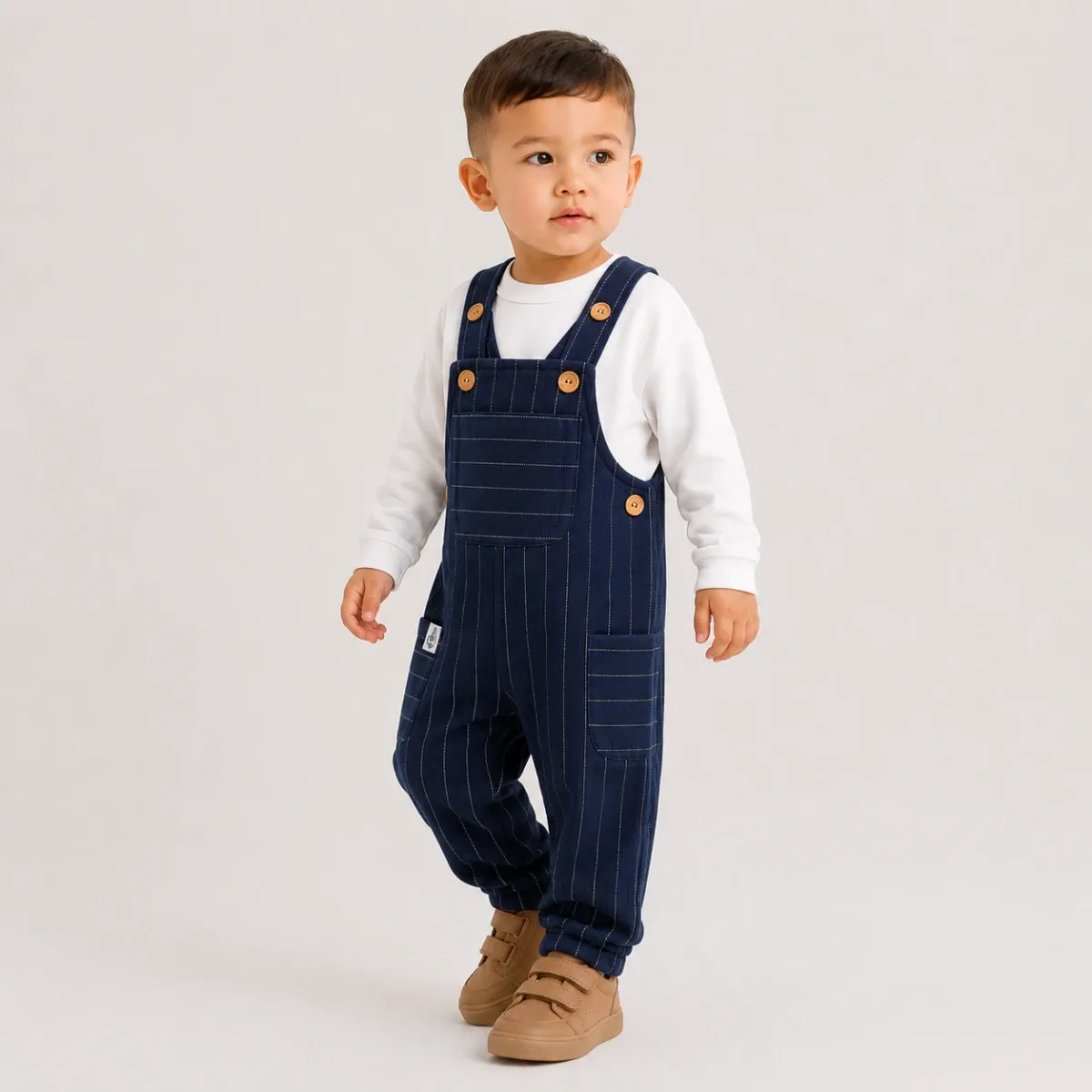 Overalls — Stripes — 1-2-3-4 years — 7581OV