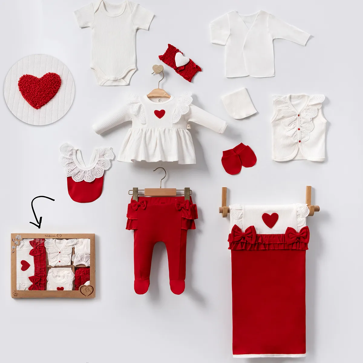 Newborn Going-Home Set — Set pieces: 10 — 0-3 months — 3015MC