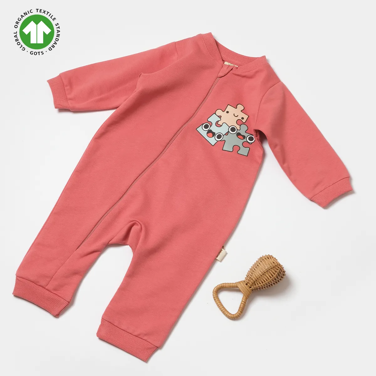 Baby Jumpsuit — Zip fastening — 6-9-12-18-24 months — 8030OC