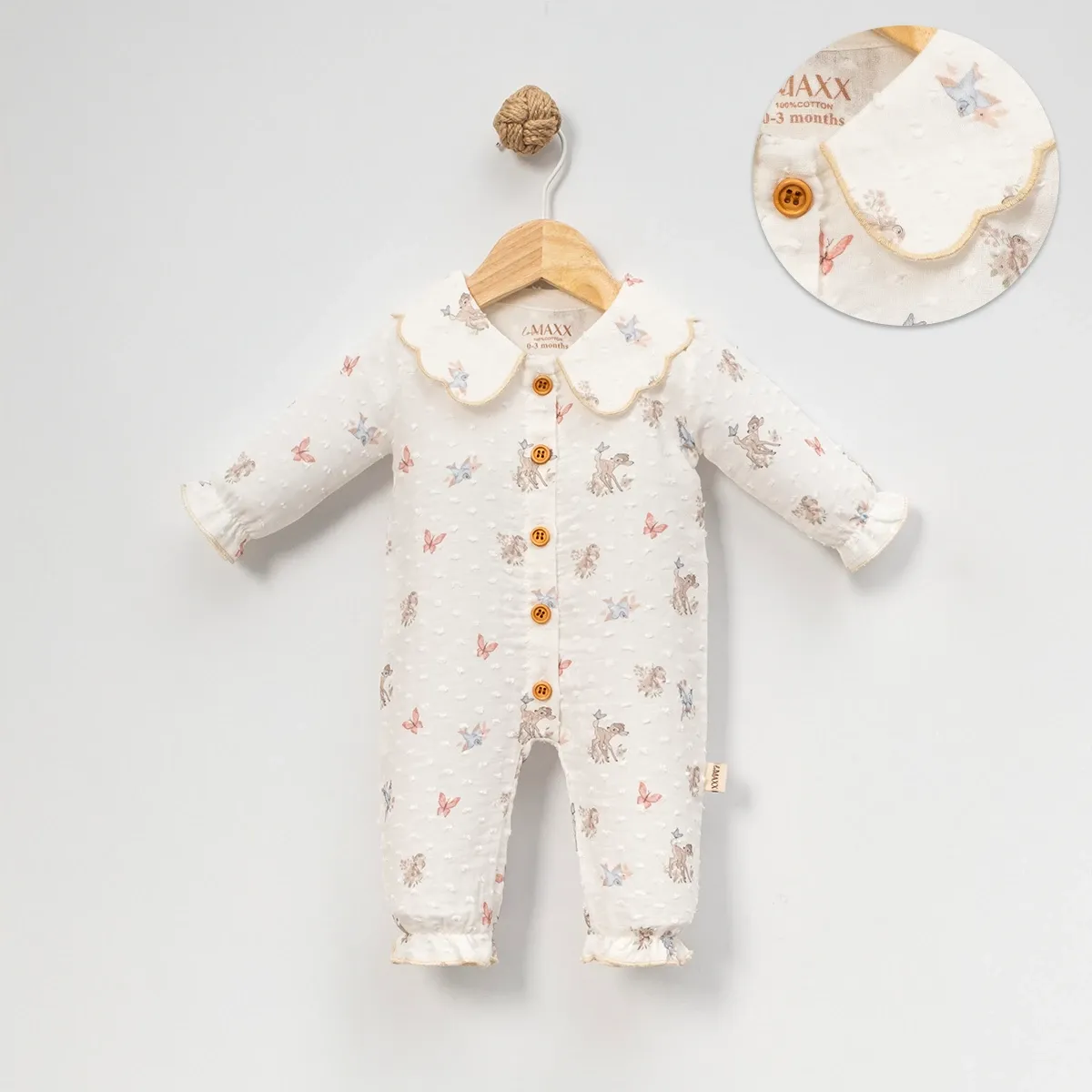 Baby Jumpsuit — Muslin — 3-6-9 months — 2030LV