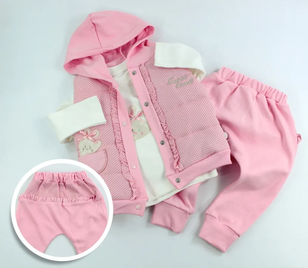 Girls' Outfit Set — Set pieces: 3 — 6-12-18 months — 0090HP