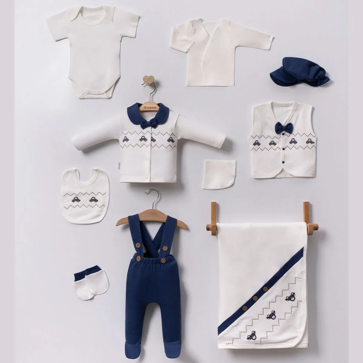 Newborn Going-Home Set — Set pieces: 10 — 0-3 months — 3014MC