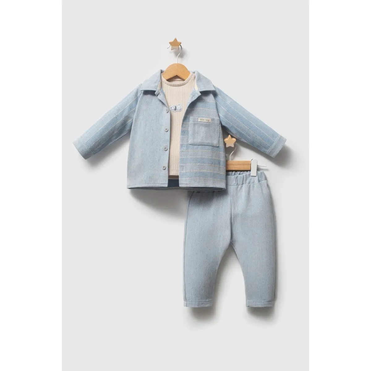 Boys' Outfit Set — Stripes — Set pieces: 3 — 9-24 months — 5976T