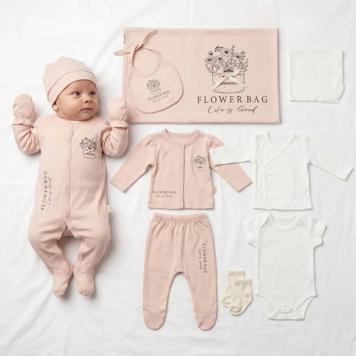 Newborn Going-Home Set — Set pieces: 10 — 0-3 months — 53266MO