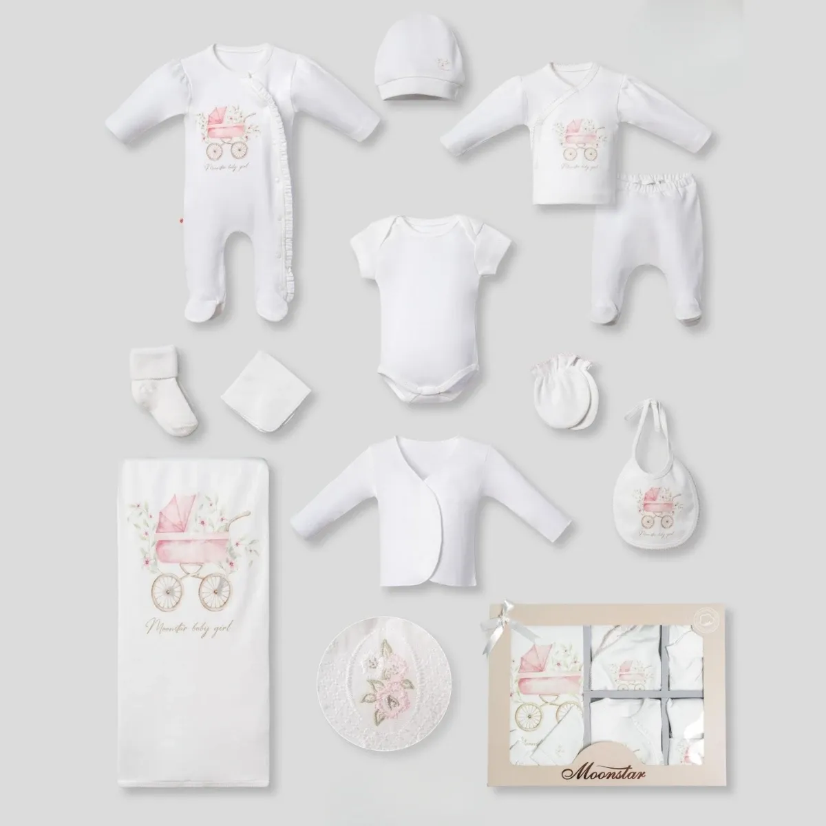 Newborn Going-Home Set — Set pieces: 11 — 0-3 months — 53170MO