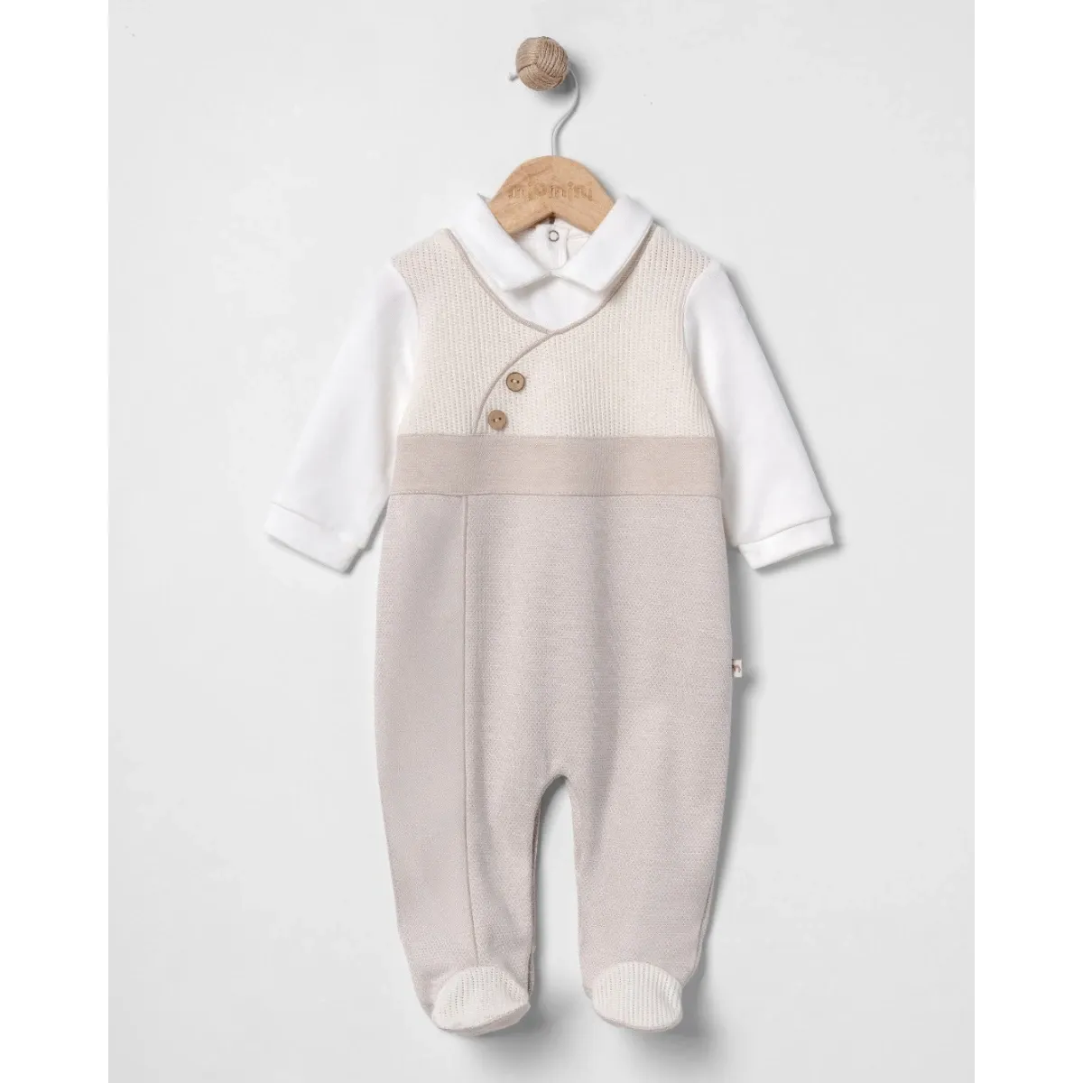 Baby Jumpsuit — Jacquard — 0-3-6-9 months — 4558MN