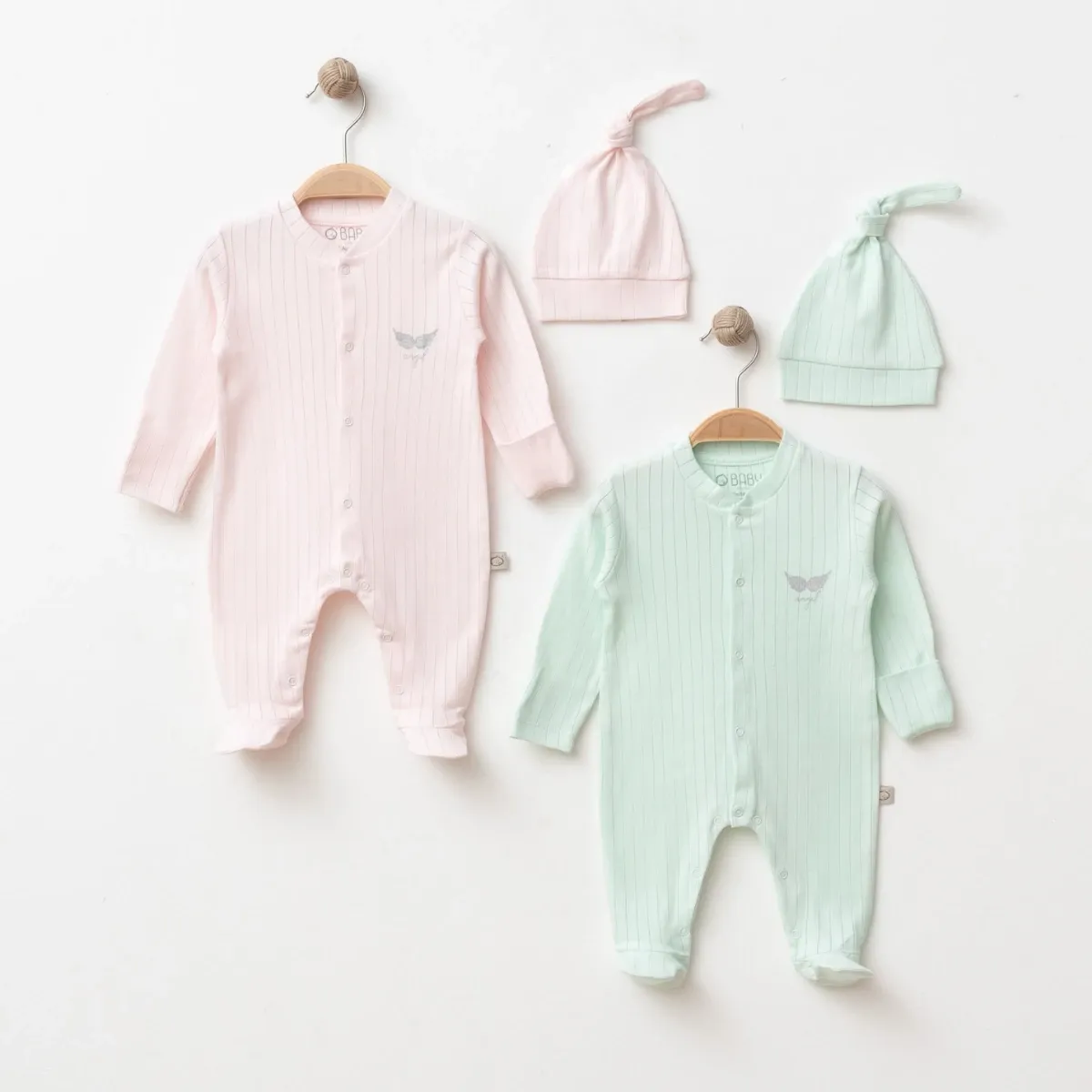 Baby Jumpsuit — Jacquard — Set pieces: 2 — 3-3-6 months — 0056OB
