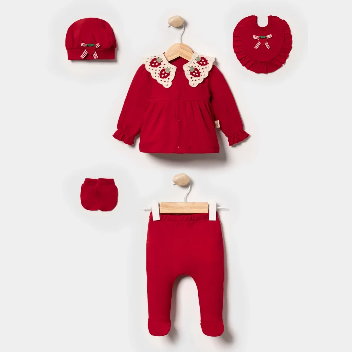 Newborn Going-Home Set — Collar — Set pieces: 5 — 0-3 months — 2145MC