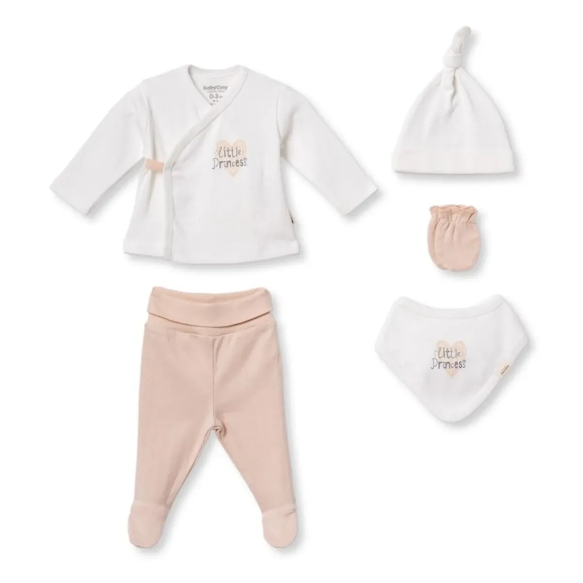 Newborn Going-Home Set — Set pieces: 5 — 0-3 months — 4555OC