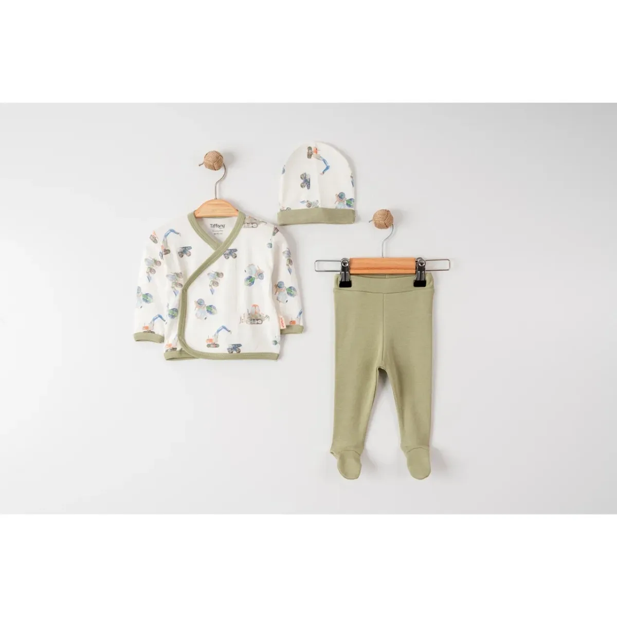 Boys' Outfit Set — Set pieces: 3 — 0-3 months — 13078Tİ