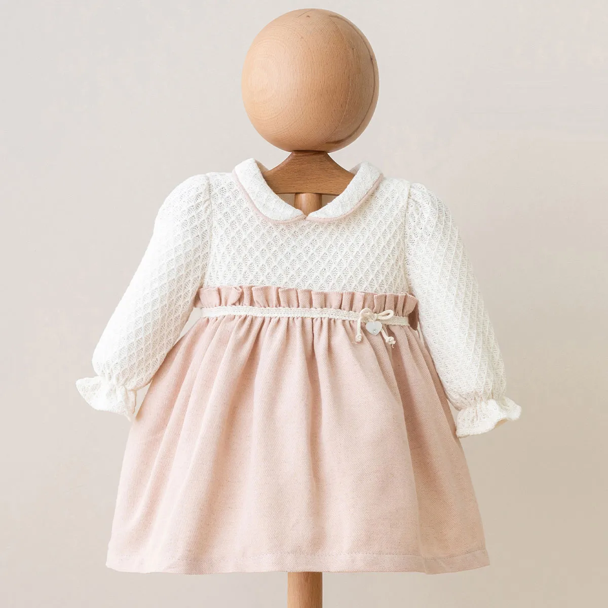 Dress — Lace detail — 6-9-12-18-24 months — 4098MY