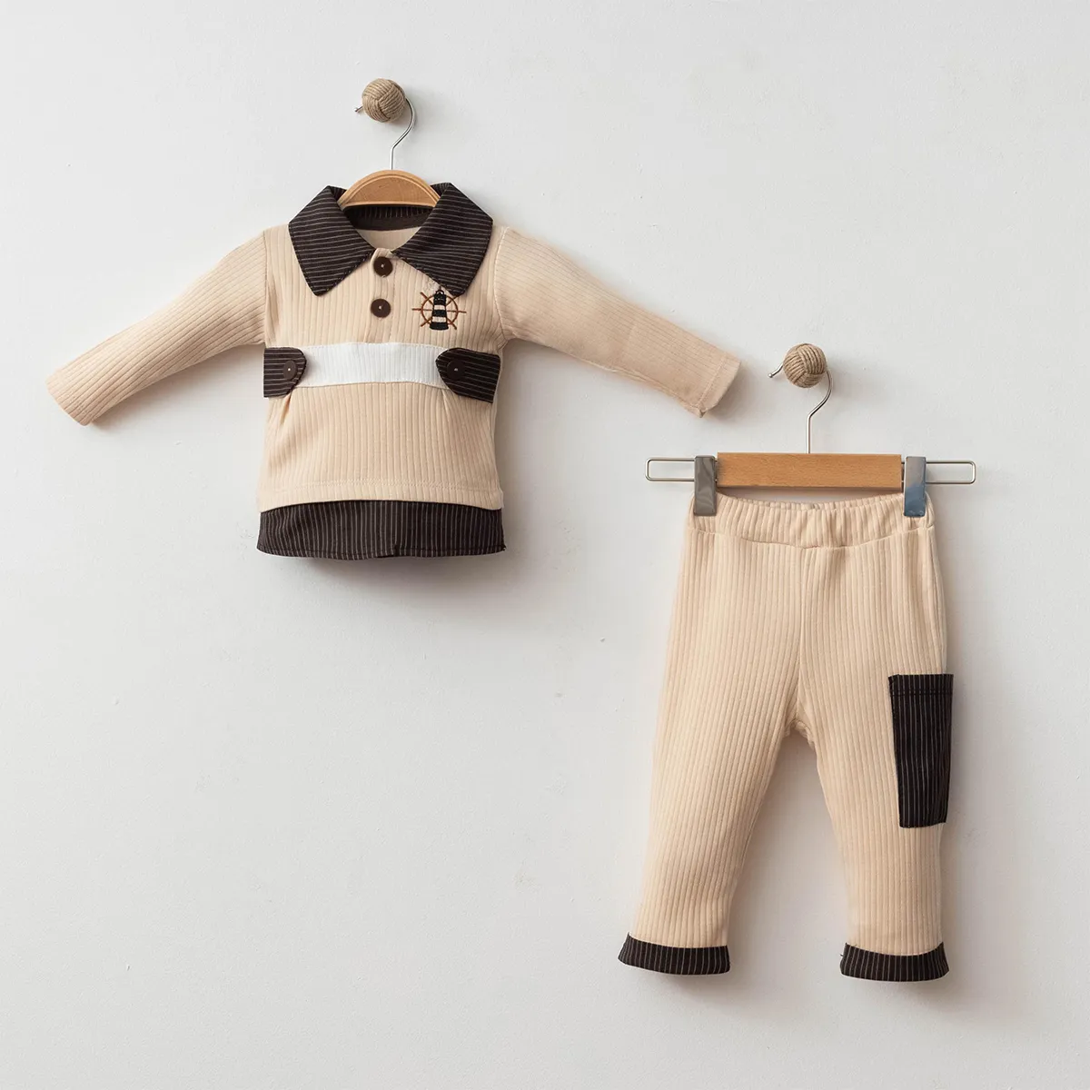 Boys' Outfit Set — Collar — 12-18-24 months — 24139CY