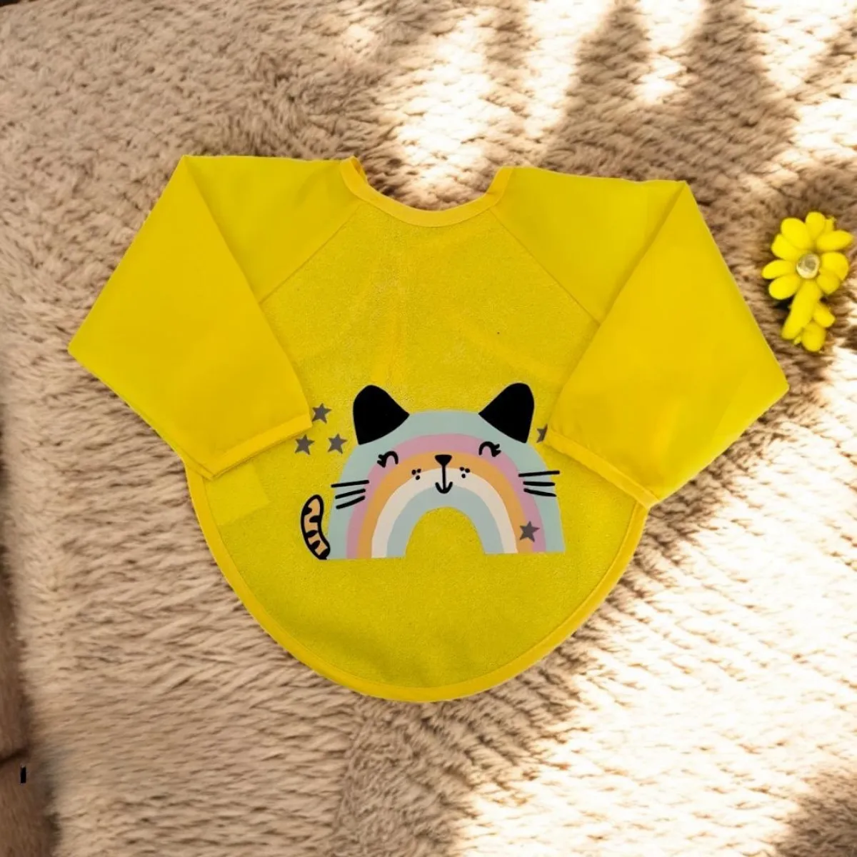 Baby Bib — Cat motif — 7873BD