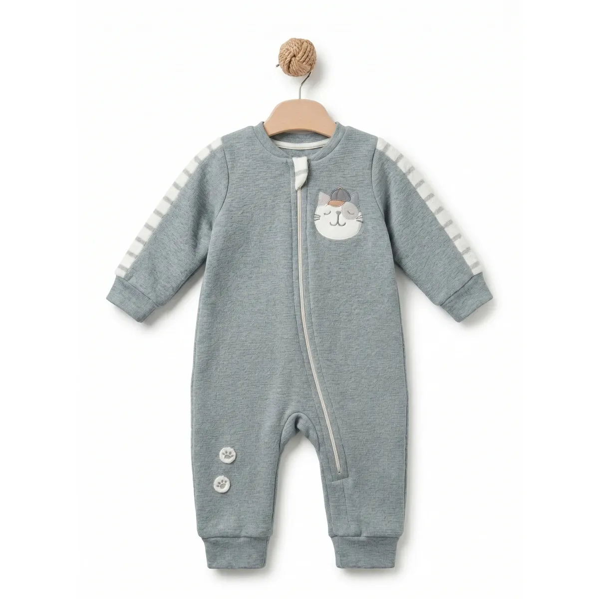 Baby Jumpsuit — Zip fastening — 3-24 months — 8244OC
